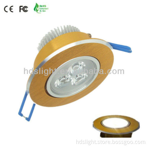 dimmable 120v/240v 3w led false ceiling light